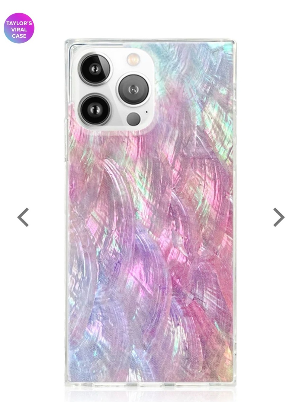 Flaunt Iridescent Pink Case for iPhone 15 Pro Max